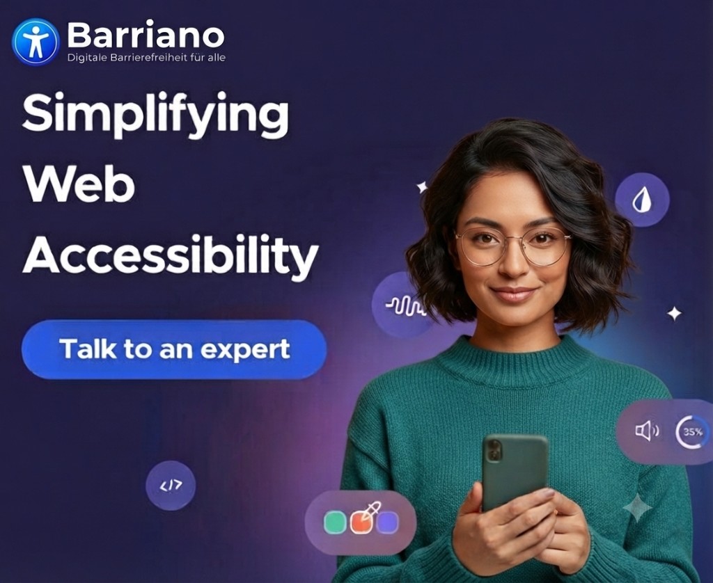 Barriano — Simplifying Web Accessibility. Talk to an expert.