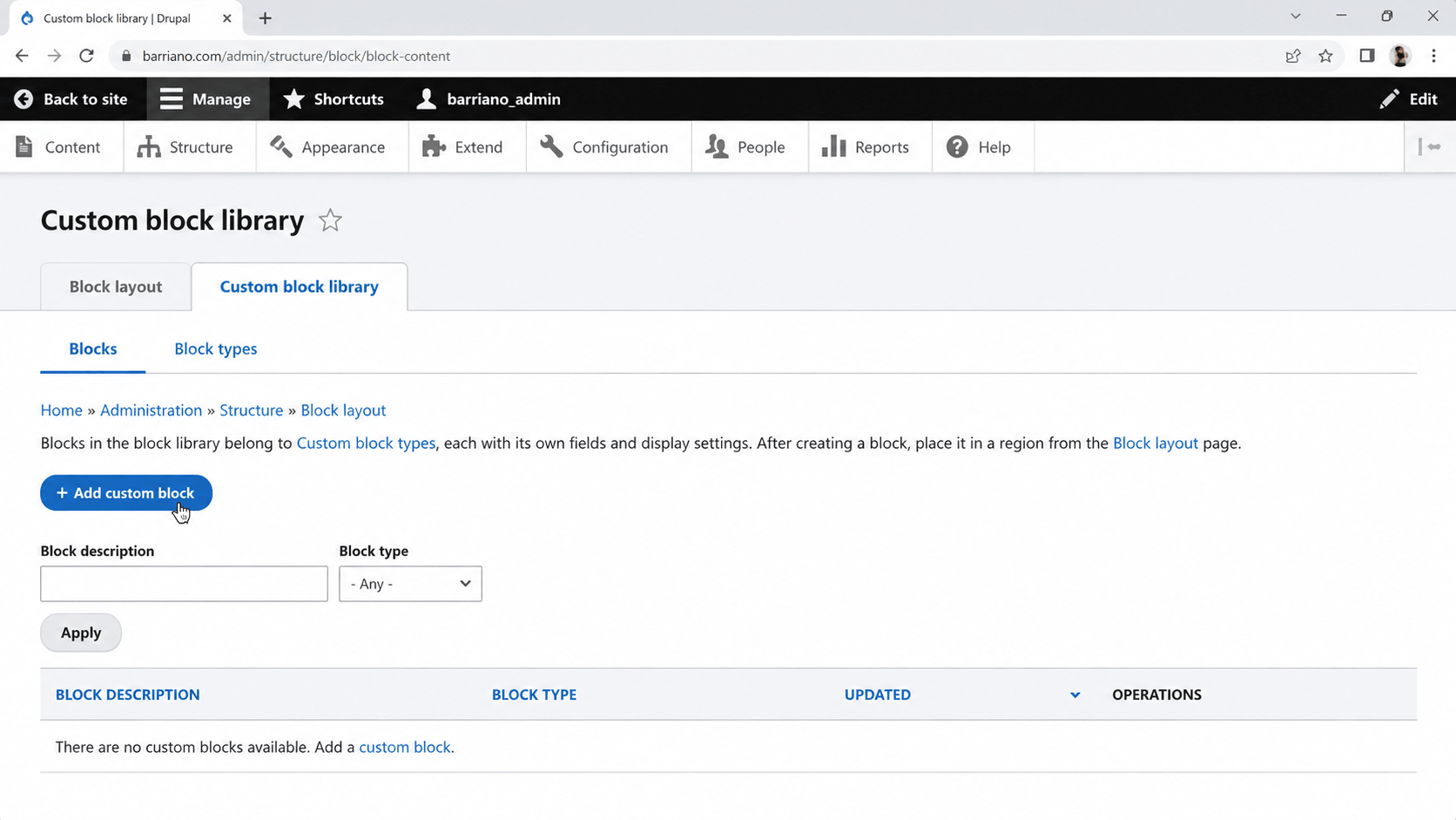 Drupal step in 1