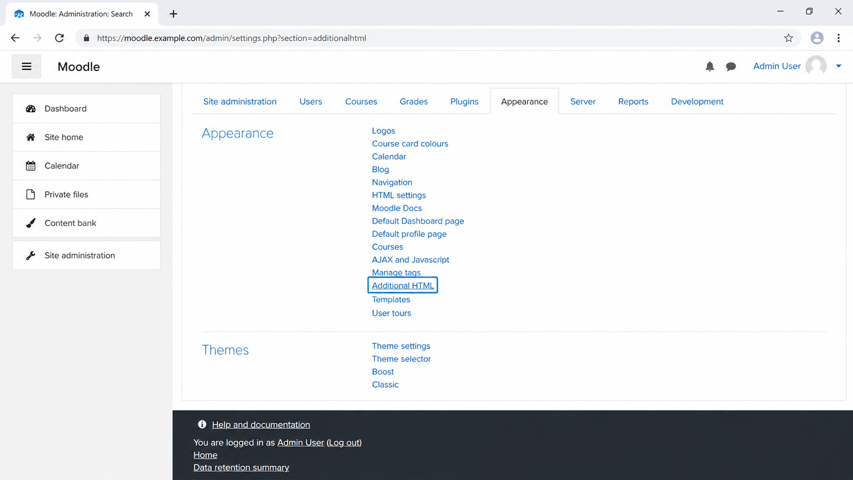 Widget on Moodle